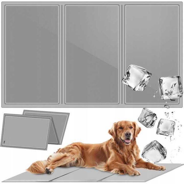 Żelowa mata chłodząca legowisko dla psa kota zwierząt składana na upał