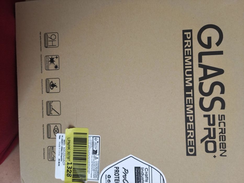 Tablet Glass scren novos cada caixa com 2  glasses