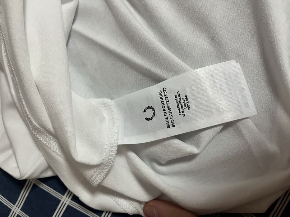 Raf simons fred perry tee