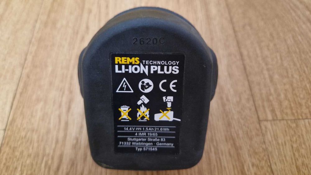 REMS Akku-Press ACC Li-Ion Plus 14v NOVA | Kit Completo + Mordentes U16/U20/U25