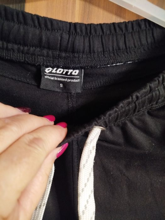 Spodnie dresowe męskie bawełniane Lotto rozmiar S stan idealny