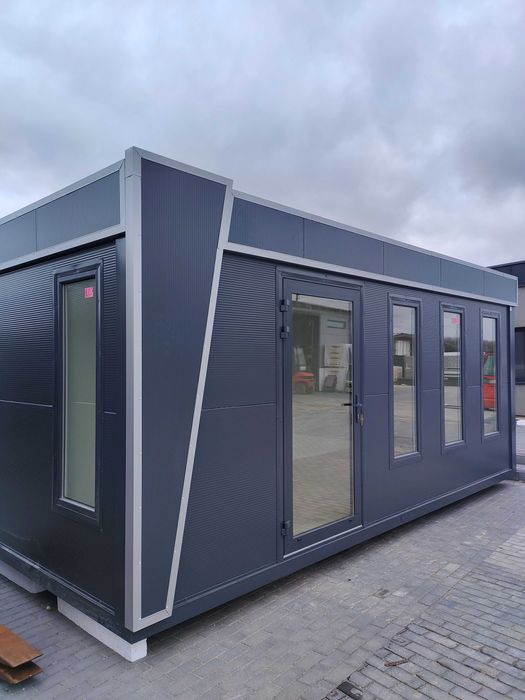 Pawilon WC kontener HANDLOWY biuro stróżówka KOMIS budka SOCJALNY