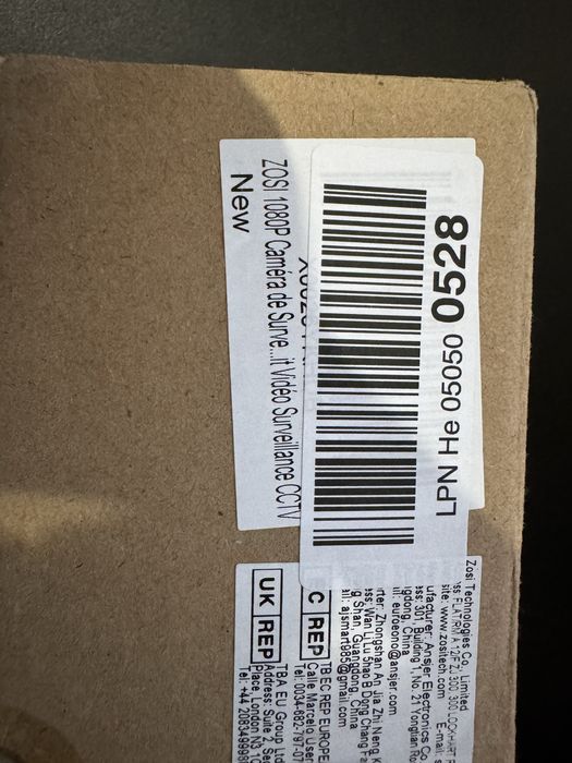 ZOSI 1080P Câmara de vigilância exterior para CCTV, visão noturna 36 m