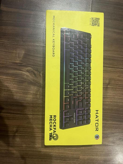 Клавиатура Hator rockfall 2 mecha tkl indigo switch