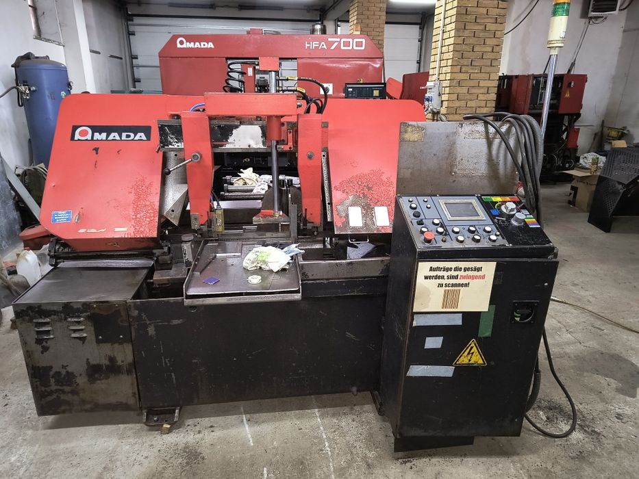 Amada hfa 400 piła rocznik 2012, gotowa do pracy, pełna satysfakcja