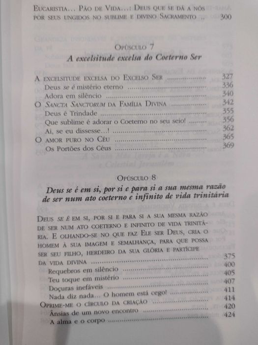 Luz na noite, O Mistério da Fé dado em sabedoria amorosa