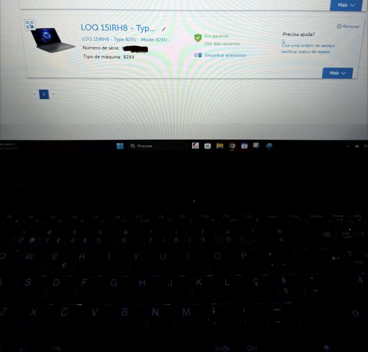 Lenovo LOQ 15IRH8 com garantia