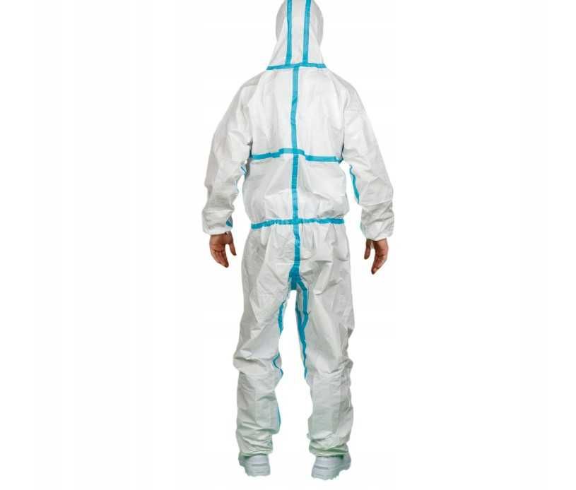 ( 5 SZTUK ) KOMBINEZON ochronny SAFE + TYP 4b/5b/6b kat III rozmiar L