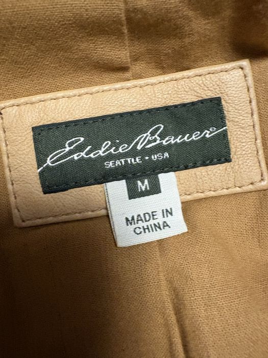 Eddie Bauer kurtka skórzana M na jesień
