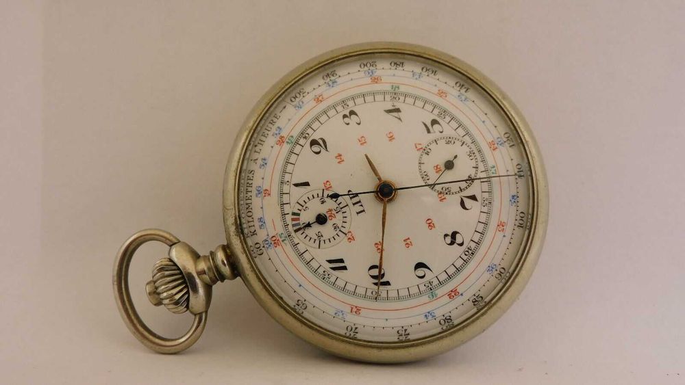 Zegarek kieszonkowy LIP Chronograph 1920 rok Oryginał