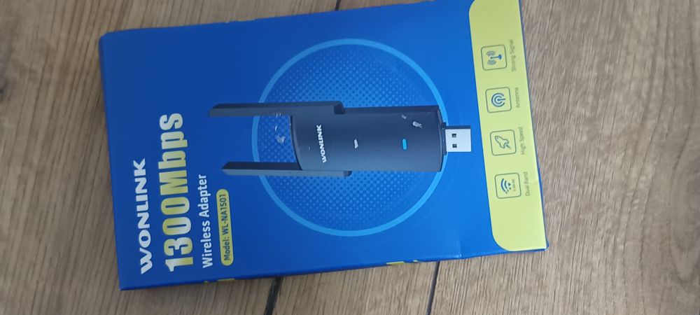 Karta Sieciowa Adapter Wi-Fi USB Wonlink 1300Mbps