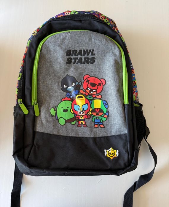 Mochila para criança Brawl Stars com lancheira e estojo