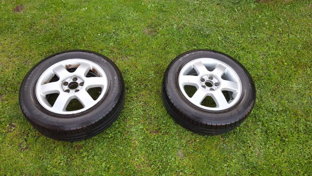 2x Alufelgi 15" i 2x felgi stalowe 15"