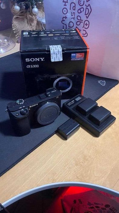 Aparat Sony Alpha A6300 + obiektyw Sony E 16-50mm PZ OSS