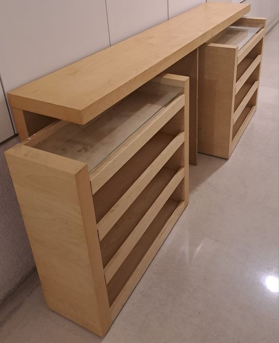 Cabeceira cama com extensões laterais