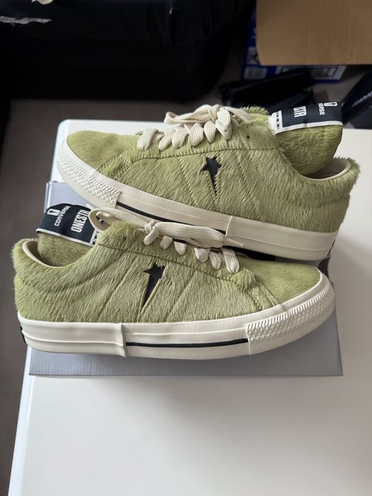 Converse x DRKSHDW One Str Green Rick Owens Конверс Рік Оуенс Даркшедоу Кеди