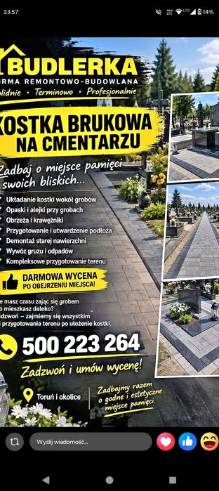 Układanie kostki brukowej