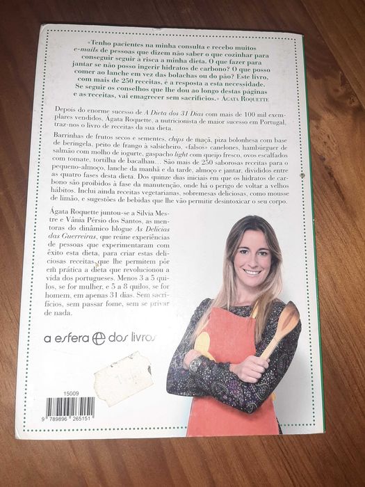 Livro "A Dieta dos 31 Dias - As Receitas"