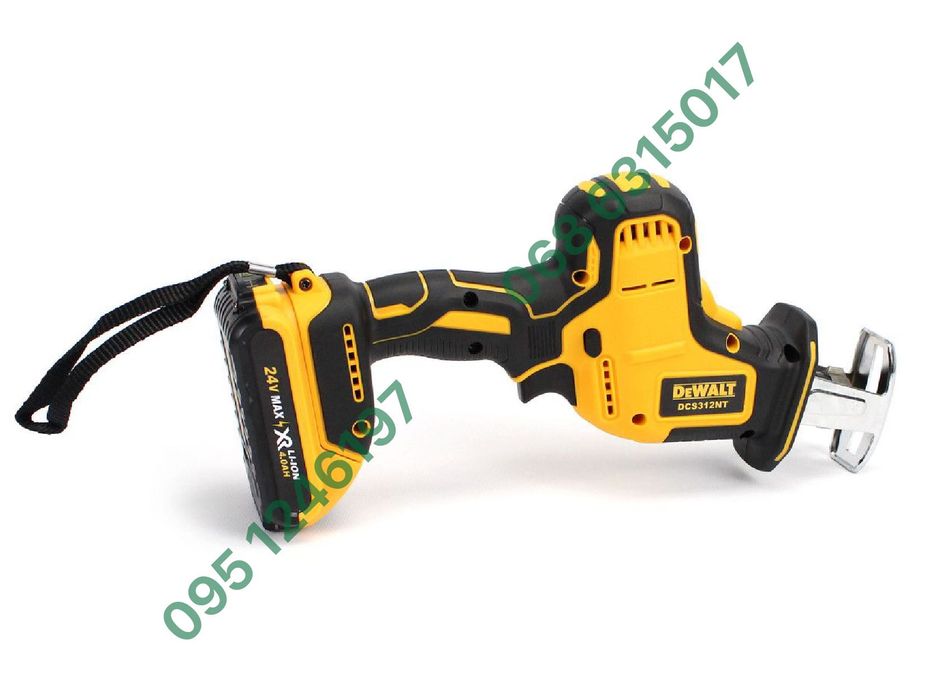 Аккумуляторная шабельная пила DeWalt DCS312NT 24V 4Ah 3300 об/мин