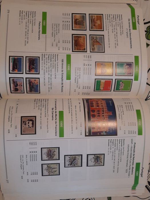 Catálogos selos postais "Afinsa" 1990/95