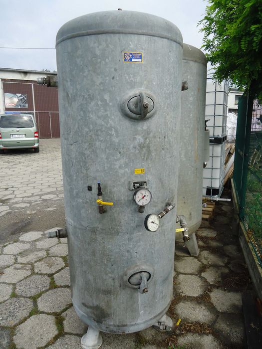 Zbiornik ocynkowany  1000L kompresor hydrofor  ciśnieniowy 11 bar stojący