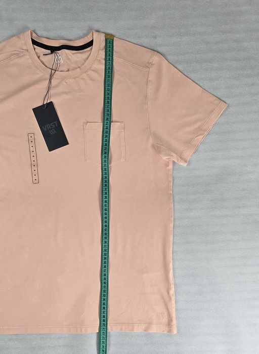 Koszulka VRST Men Size M Essential Pocket Tee Pink Crepe