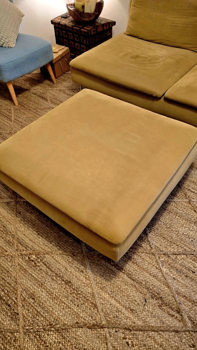 Sofá SODERHAMN IKEA-Sofá 3 lugares + Repousa pés