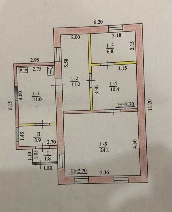 цілий будинок на окремій ділянці, м.Київська