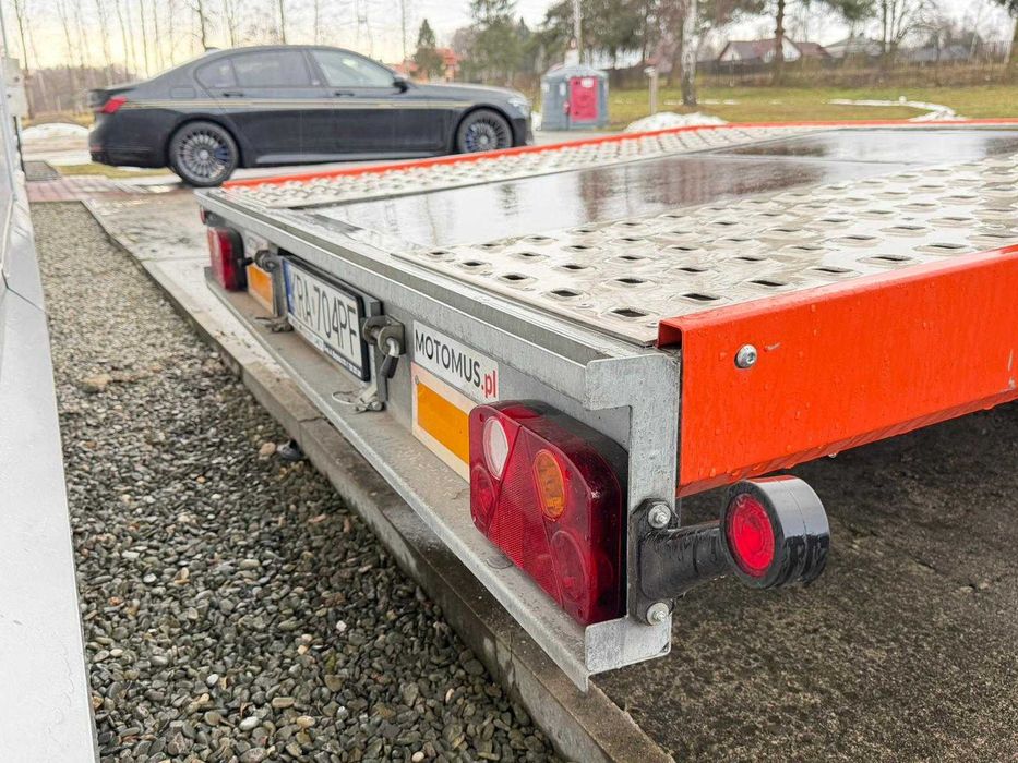 Przyczepa ciężarowa laweta JUPITER NB 4,5x2,1 IDEALNY STAN