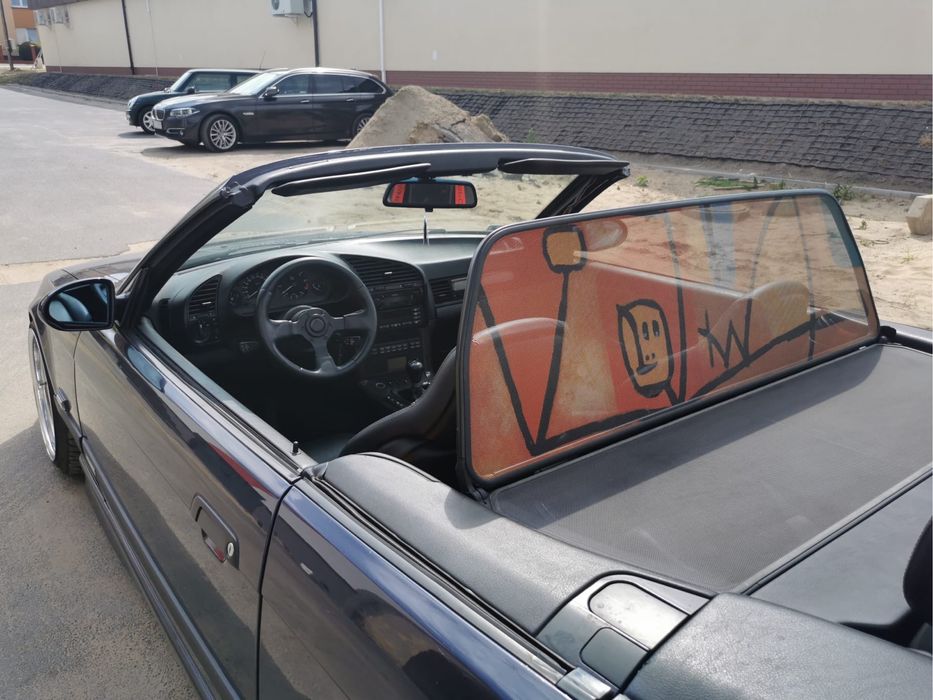 Wiatrolap windshott Paul Klee BMW E36 cabrio rarytas