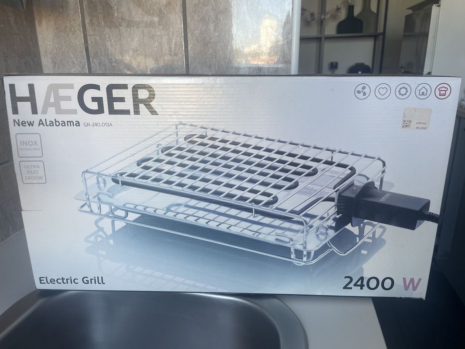 Grelhador electrico 2400w