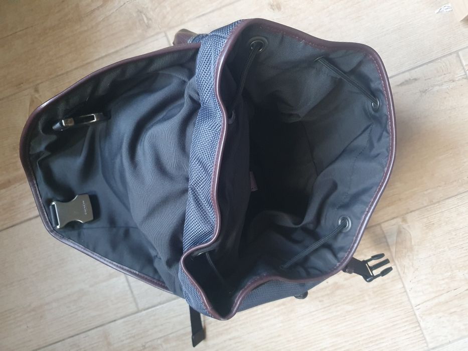 Mochila Coach preto e castanho