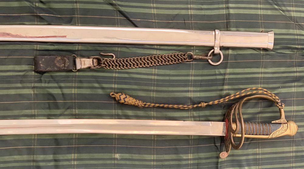 Espada de oficial, séc. XIX