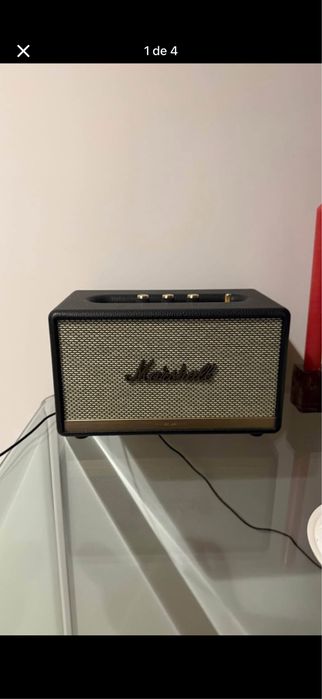 Coluna Marshall Acton III Bluetooth Preta
