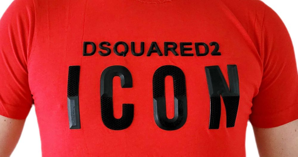 ICON T-shirt Koszulka Dsquared2 czerwona