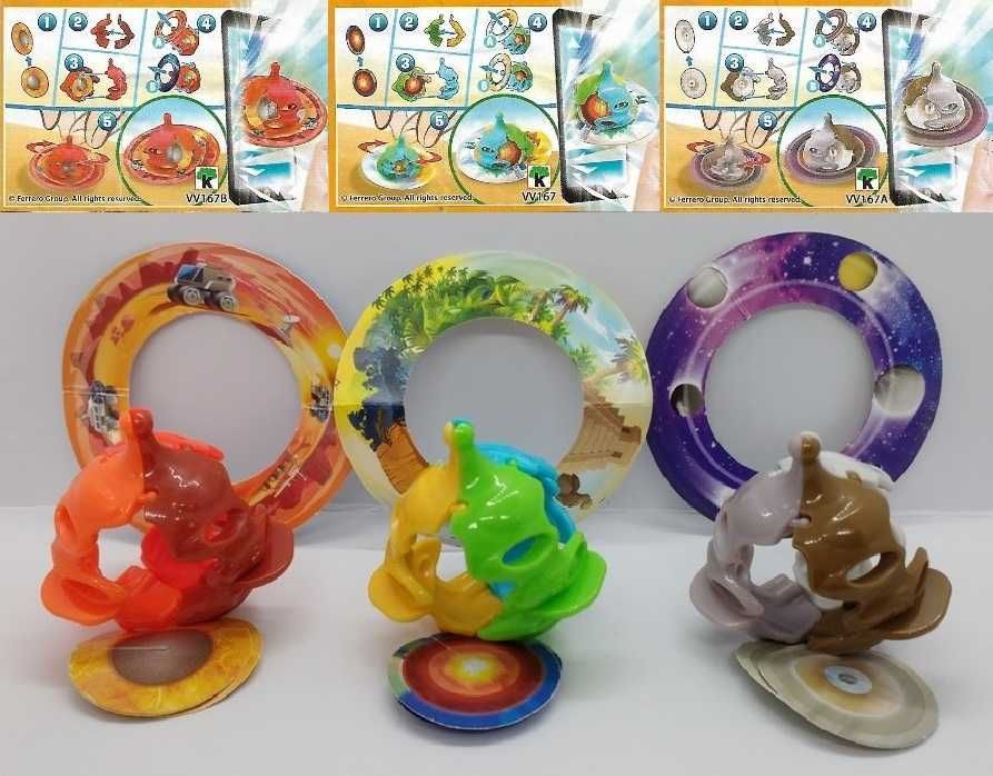 *_* Zabawki Bączki z kinder niespodzianki 4 komplety 12szt., nowe