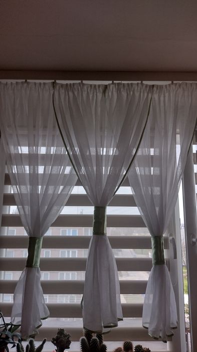 Firanka kresz biały 300/130