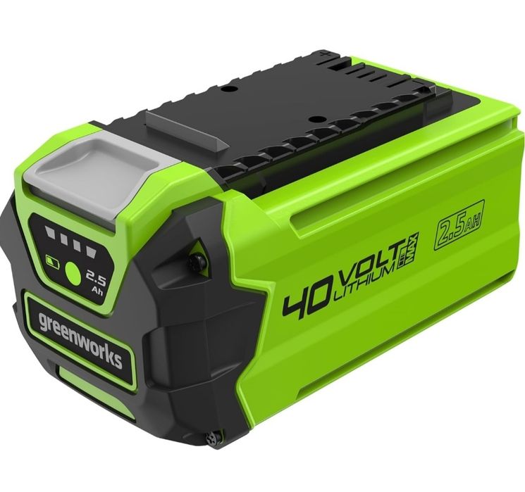 Batería de ion de litio Greenworks LB40A010 G-Max 40 V, Batería ((40V 2.5Ah)