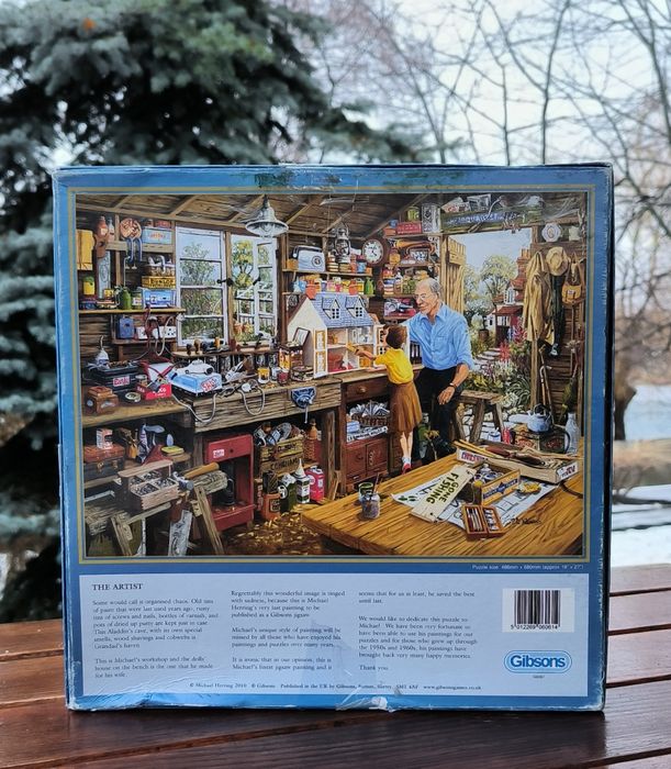 Пазли Gibsons Granddad's workshop 1000 елементів.
