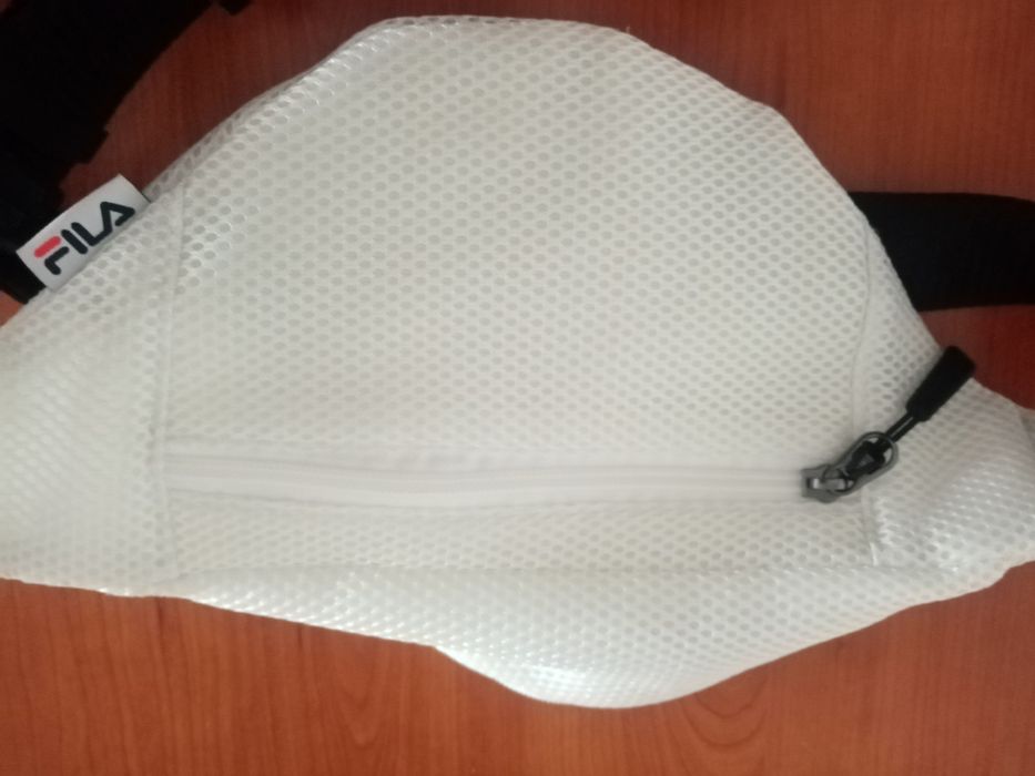 Bolsa branca cintura Fila (original)