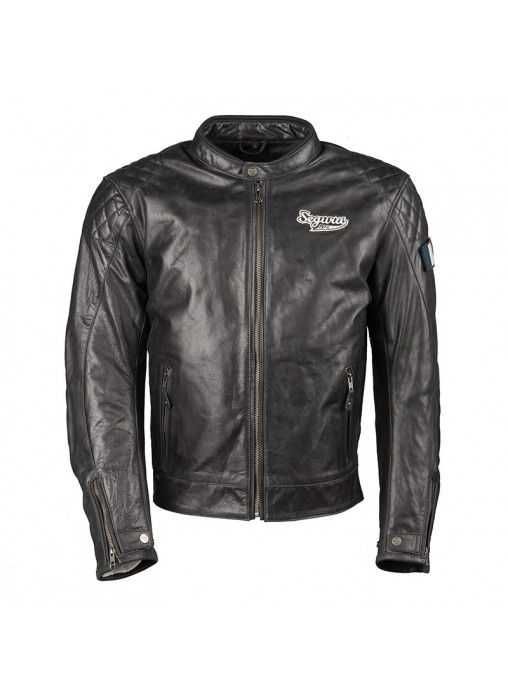 Мотокуртка SEGURA шкіра PATCH black M (Франція)