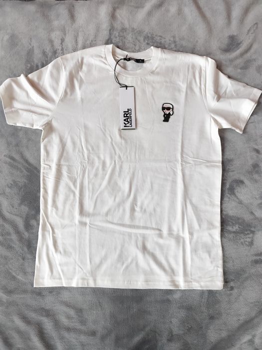 Koszulka męska T-shirt Karl Lagerfeld biała nowa