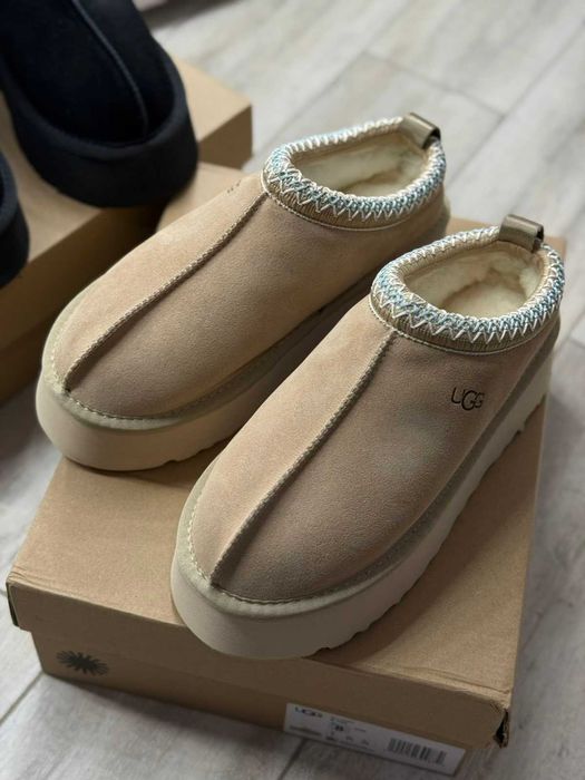 Женские Угги Ugg замшевые угги натуральный мех
