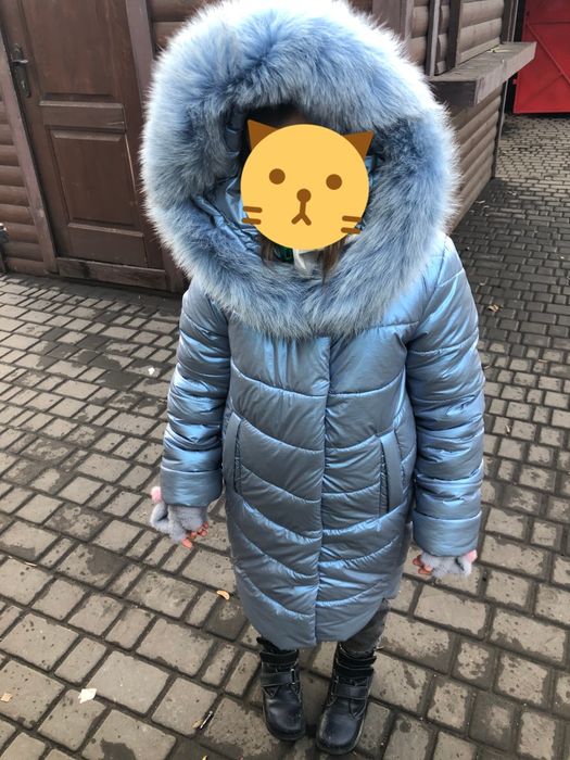 Пальто для дівчинки зимове