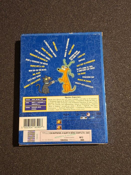 DVD Os Simpsons : Temporada 4