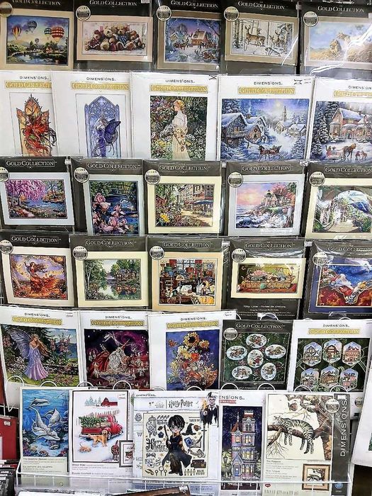 Вишивання Dimensions Permin Anchor Merejka. Будинок торгiлi 1-поверх.