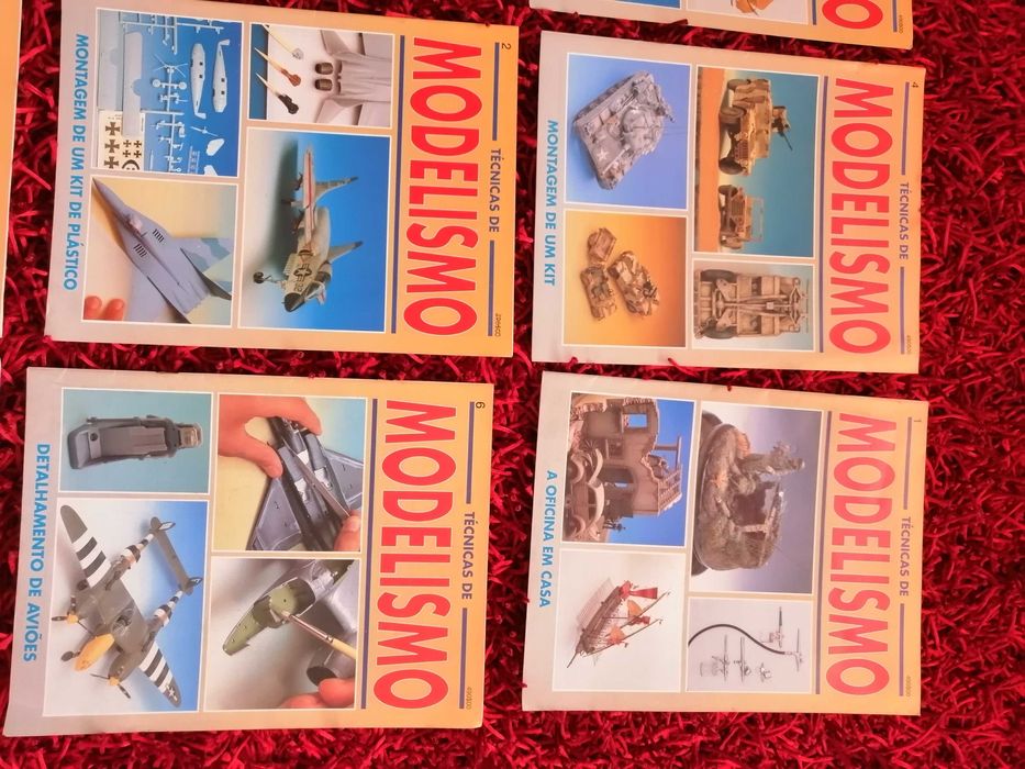 Lote de revistas sobre Técnicas de Modelismo