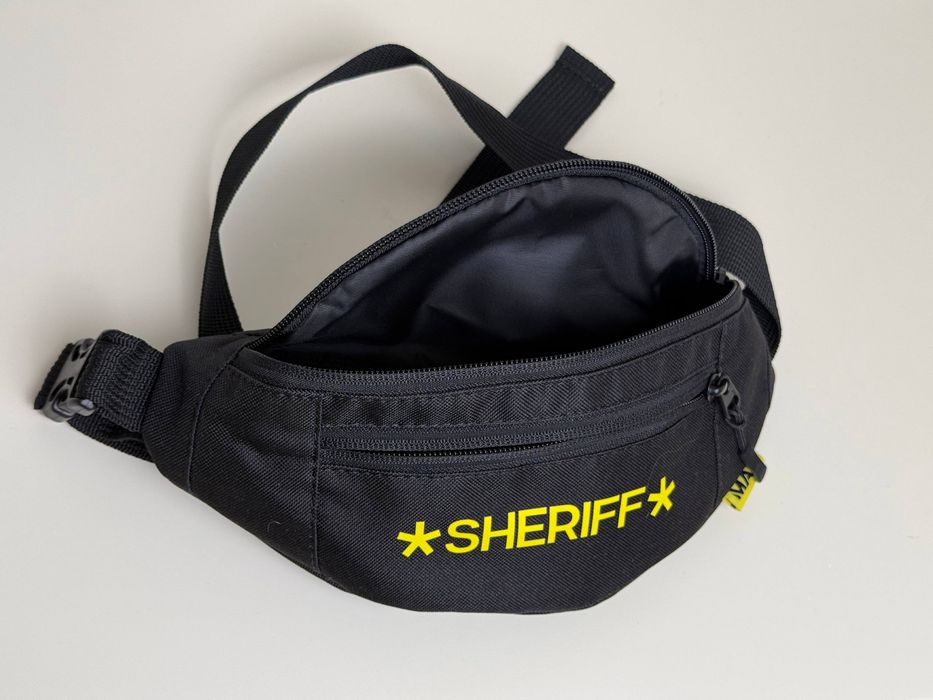 Чорна поясна сумка SHERIFF