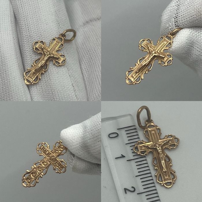 Золотой крестик 585, 0,91г
