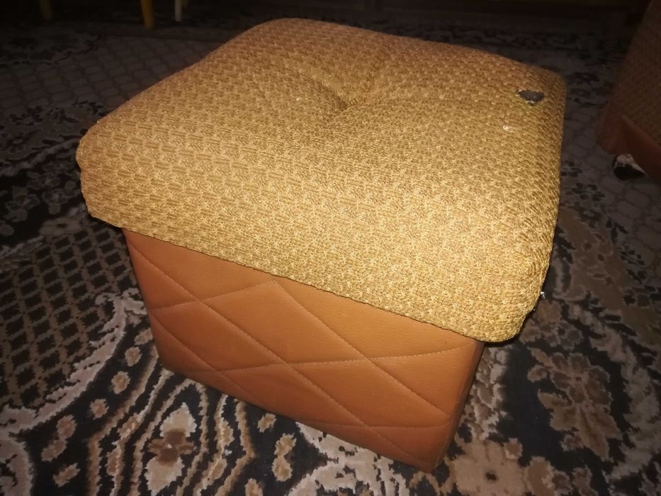 Fotel stare fotele pufa pufka PRL